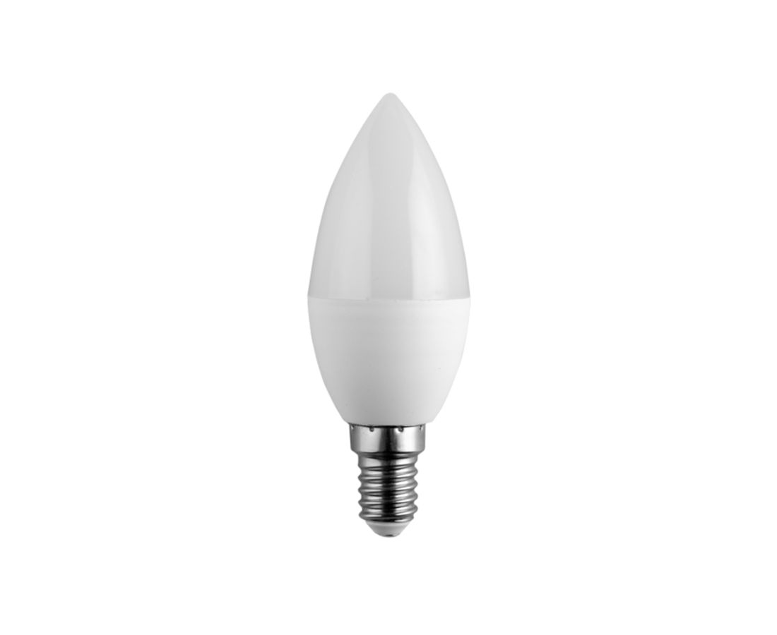ლედ ნათურა candle E14 7W 6500K NOAS — ნათურა და ვაზნა